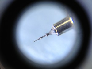 どこにでもあるシャーペンの先端部分